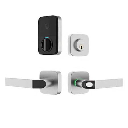 Ultraloq Ultraloq: Ultraloq Combo Bluetooth Enabled Fingerprint & Key Fob Two-Point Smart Lock ULL-BTFPCOMB01